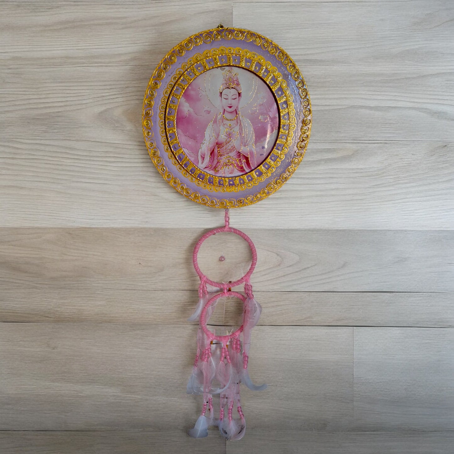 Mandala colgante de Kwan Yin