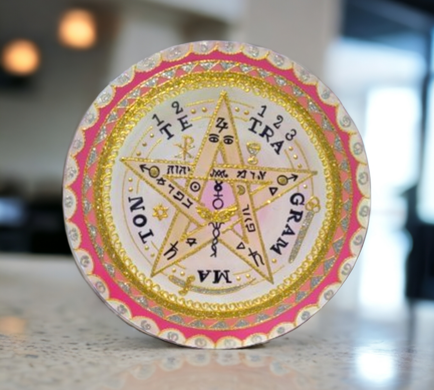 Mandala geometria sagrada tetragramaton