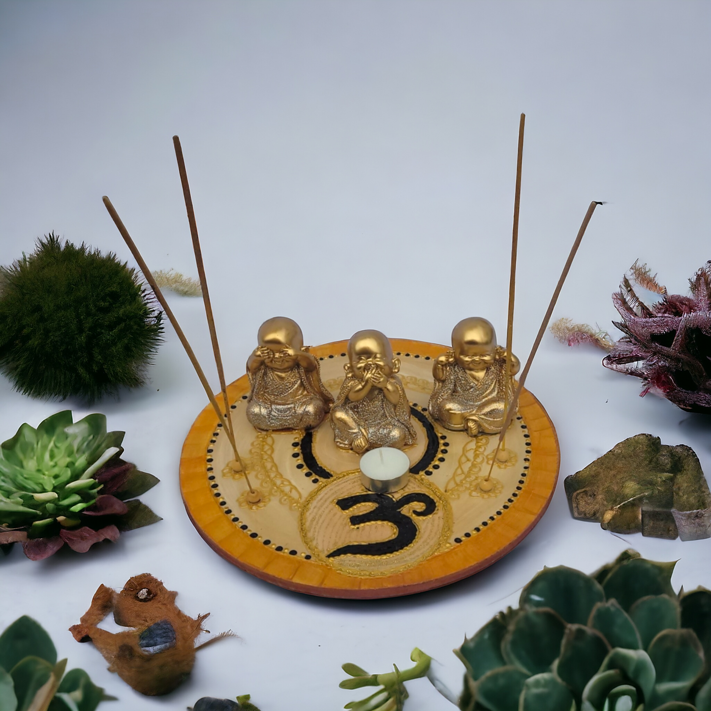 Altar de los 3 Budas de la abundancia